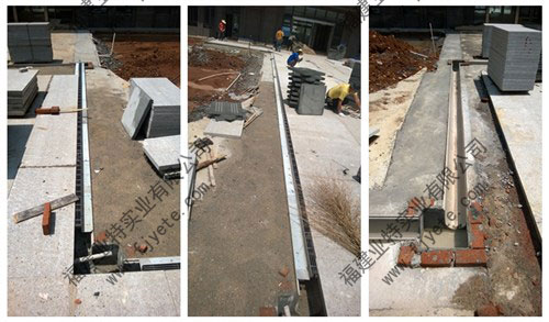 侧缝不锈钢缝隙式盖板图集