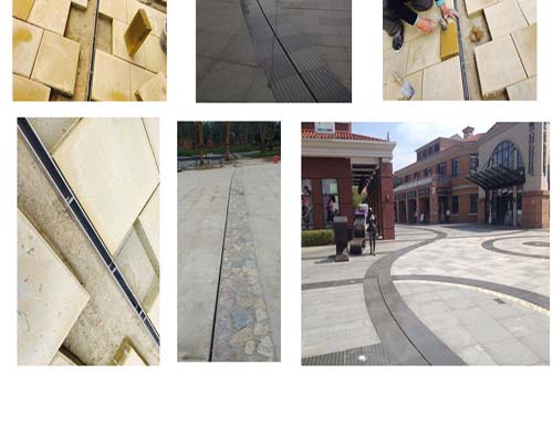 人流密集型区域排水效果图