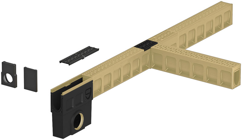 整体式排水沟系统