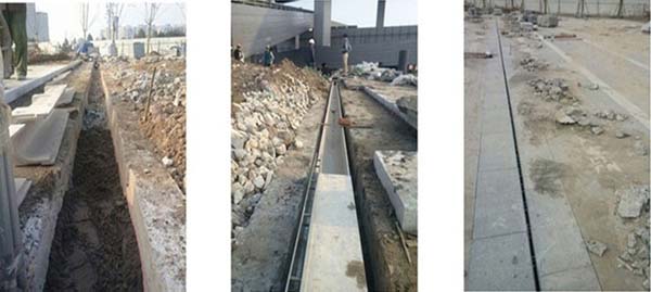 侧缝不锈钢缝隙式盖板案例图