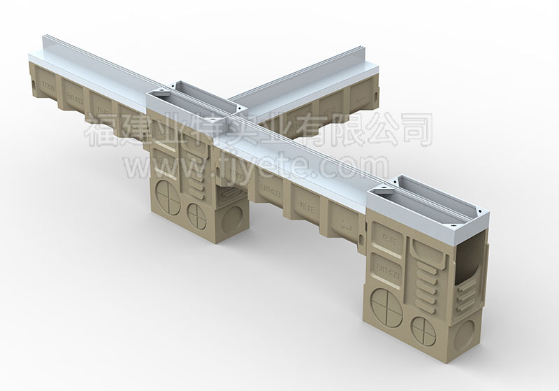 缝隙式排水沟系统示意图
