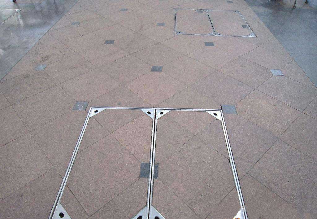 不锈钢双开井盖