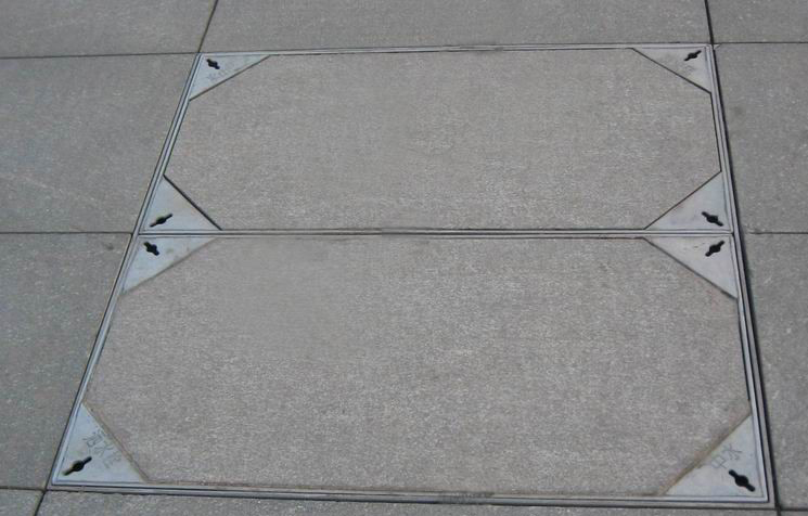 不锈钢井盖双开